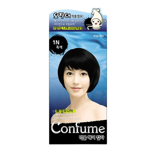 과일나라 컨퓸 먹물 헤어칼라 제품 이미지