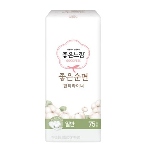 좋은느낌 좋은순면 팬티라이너 일반 제품 이미지