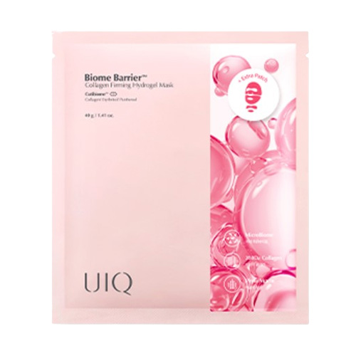 유이크 브랜드의 제품 바이옴 베리어 콜라겐 퍼밍 하이드로겔 마스크