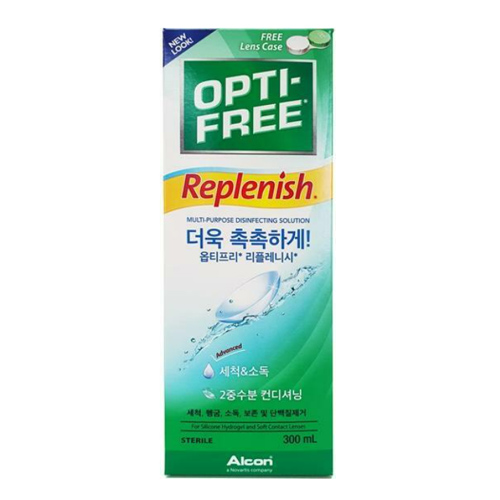 알콘 브랜드의 제품 옵티프리 리플레니시