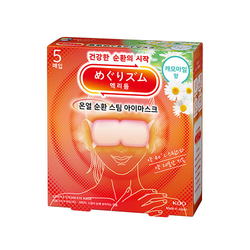 멕리듬 브랜드의 제품 온열 순환 스팀 아이마스크 [캐모마일향]