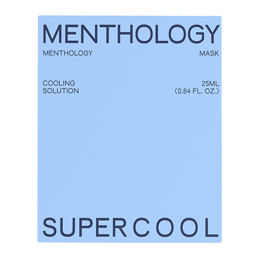 멘톨로지 브랜드의 제품 슈퍼쿨 마스크팩