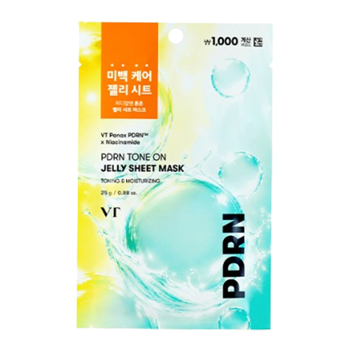 VT COSMETICS 피디알엔 톤온 젤리 시트 마스크 제품 이미지