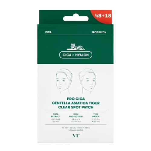 VT COSMETICS 프로 시카 센텔라아시아티카 타이거 클리어 스팟 패치 제품 이미지