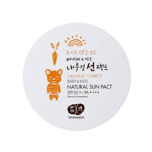화미사 유기농 당근 발효 베이비&키즈 내추럴 선팩트 [SPF50+/PA++++] 제품 이미지