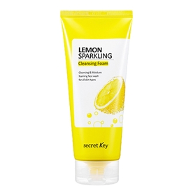 시크릿키 브랜드의 제품 레몬 스파클링 클렌징 폼