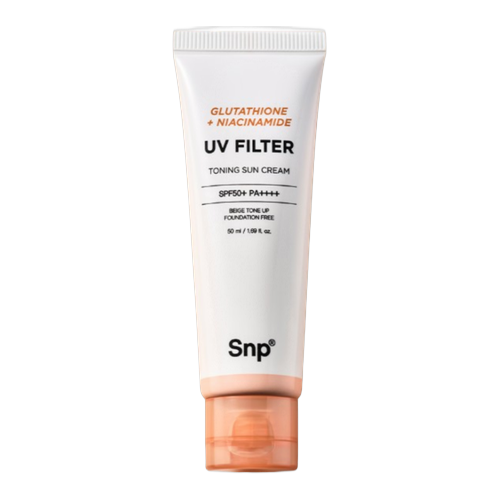 SNP 글루타치온 나이아신아마이드 UV 필터 토닝 선 크림 [SPF50+/PA++++] 제품 이미지