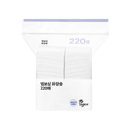 올리브영 브랜드의 제품 엠보싱 화장솜