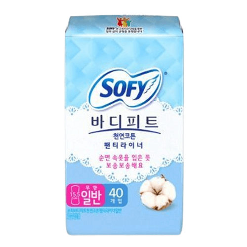 쏘피 쏘피 바디피트 천연코튼 팬티라이너 무향 일반 제품 이미지