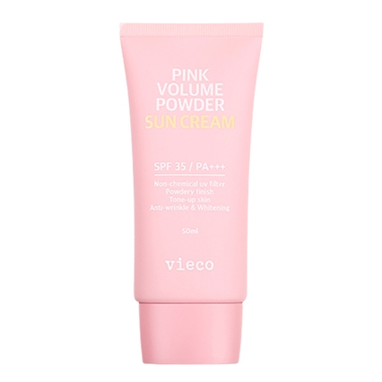 핑크 볼륨파우더 무기자차 선크림 [SPF35/PA+++]