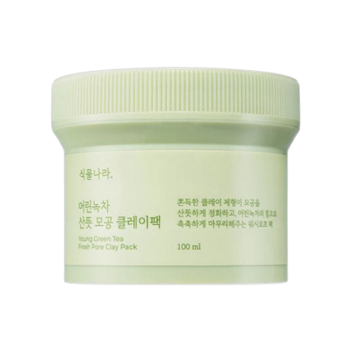 식물나라 브랜드의 제품 어린녹차 산뜻 모공 클레이팩