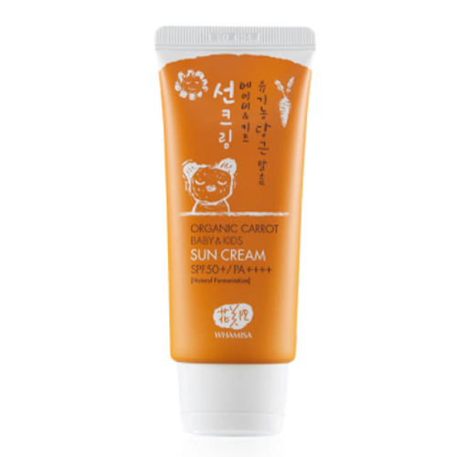 화미사 유기농 당근 발효 베이비&키즈 선크림 [SPF50+/PA++++] 제품 이미지