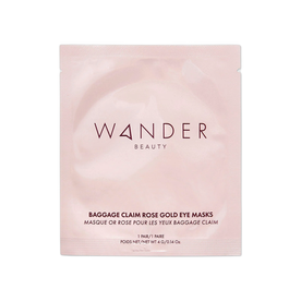 원더 뷰티 브랜드의 제품 배기지 클레임 로즈 골드 아이 마스크