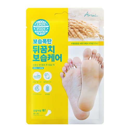 아리얼 브랜드의 제품 스무스 앤 퓨어 풋 모이스처라이징 마스크 [라이스 너리싱]