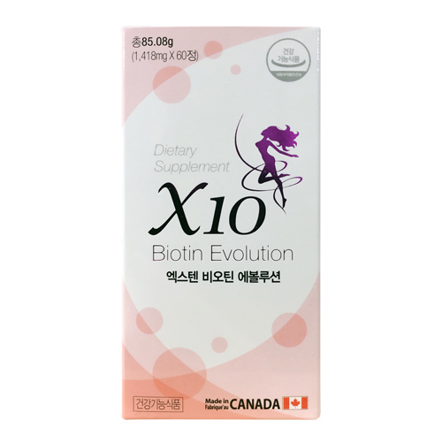 명문제약 브랜드의 제품 엑스텐 비오틴 에볼루션