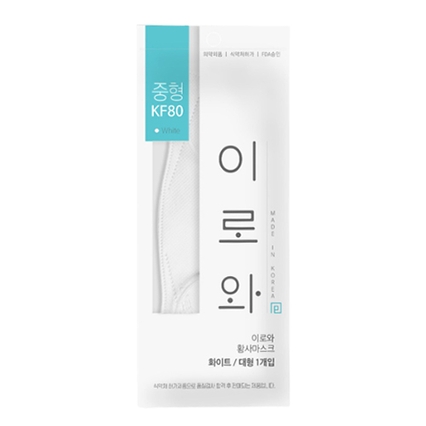 황사마스크 중형 KF80 [화이트]