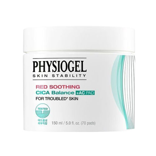 피지오겔 레드 수딩 시카밸런스 플러스 에이씨 패드 제품 이미지