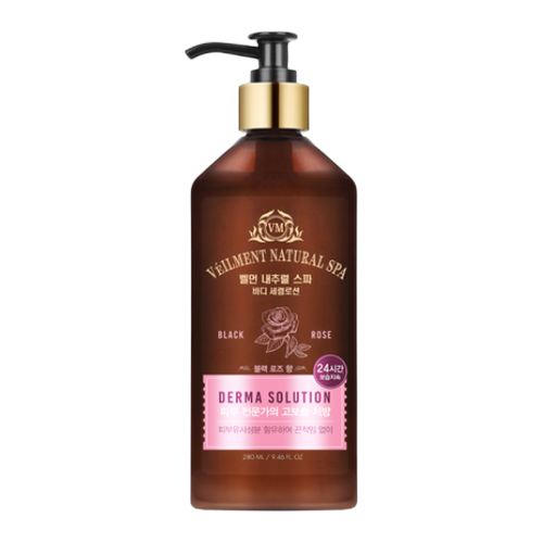 벨먼 브랜드의 제품 내추럴 스파 더마 솔루션 바디 세럼로션 [블랙 로즈향]