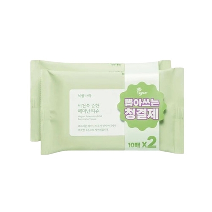 비건쑥 순한 페미닌티슈