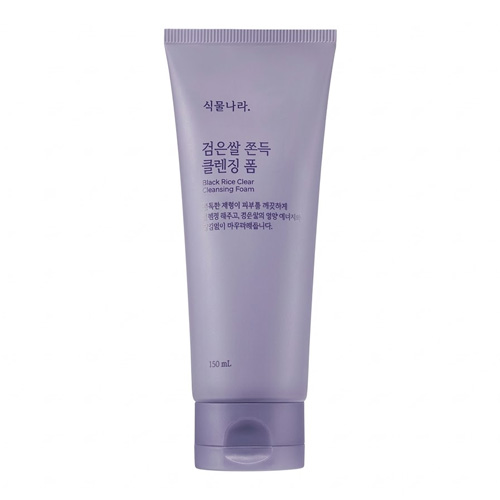 식물나라 검은쌀 쫀득 클렌징 폼 제품 이미지