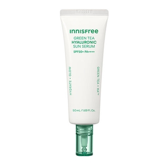 이니스프리 브랜드의 제품 그린티 히알루론산 진정수분 선세럼 [SPF50+/PA++++]