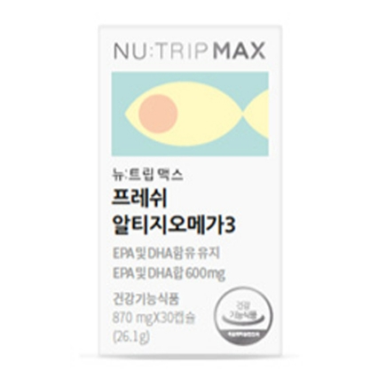 뉴트립 맥스 프레쉬 알티지오메가3
