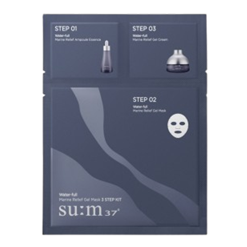 숨37˚ 워터 풀 마린 릴리프 젤 마스크 3STEP KIT 제품 이미지