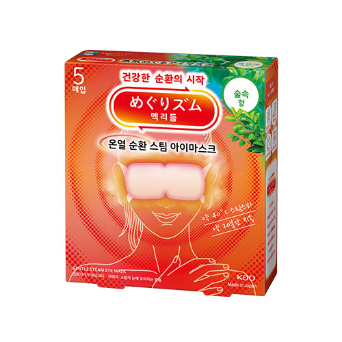 멕리듬 브랜드의 제품 온열 순환 스팀 아이마스크 [숲속향]