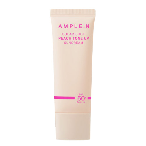 앰플엔 솔라샷 피치 톤업 선크림 [SPF50+/PA++++] 제품 이미지