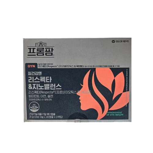 프롬팜 질건강엔 리스펙타&지노밸런스