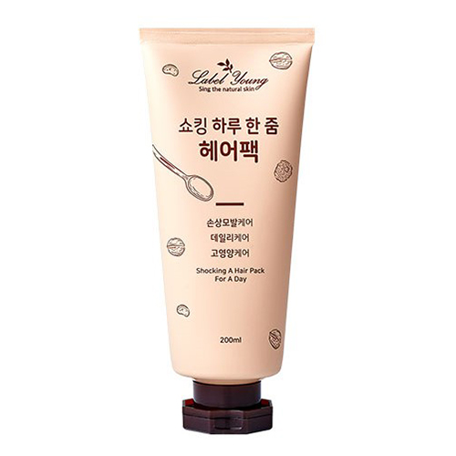 라벨영 쇼킹 하루 한 줌 헤어팩 제품 이미지