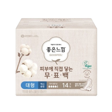 피부에 직접 닿는 무표백 대형