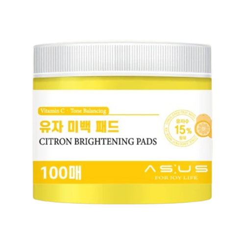 애즈어스 유자 미백 토너 패드 제품 이미지