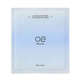원료공방 브랜드의 제품 아줄렌 수딩 콜라겐 하이드로겔 마스크