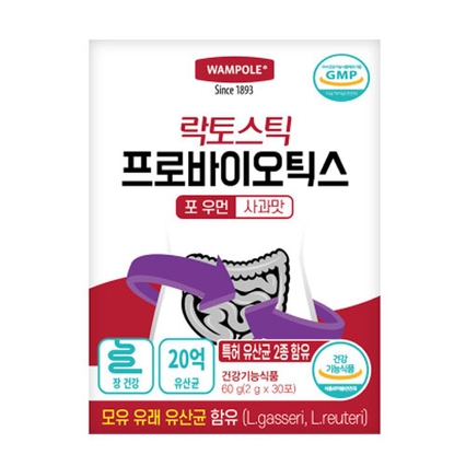 락토스틱 프로바이오틱스 포 우먼 사과맛