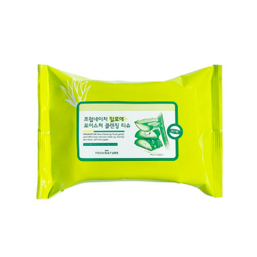 프럼네이처 알로에 모이스처 클렌징 티슈 제품 이미지