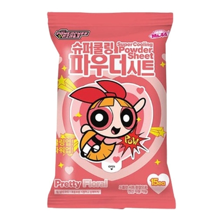 (파워퍼프걸 에디션) 슈퍼 쿨링 파우더 시트 [프리티 플로럴]