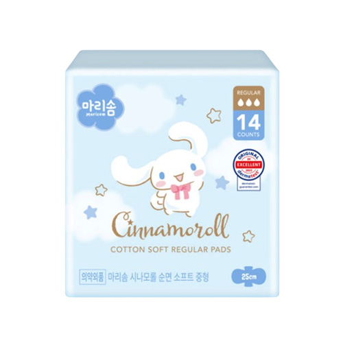 마리솜 시나모롤 순면 소프트 중형