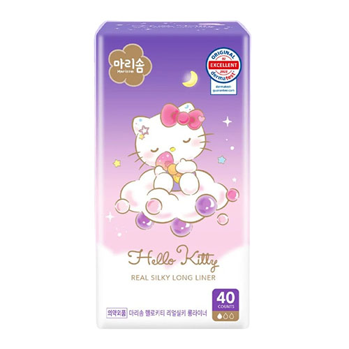 마리솜 헬로키티 리얼실키 롱라이너