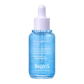 비긴스 브랜드의 제품 블루 수국 히알루론산 수분 세럼