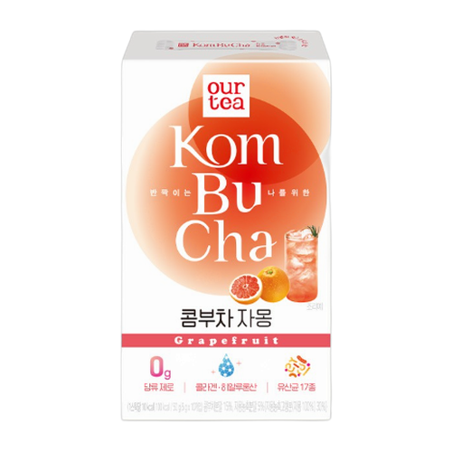 쟈뎅 아워티 콤부차 자몽 제품 이미지