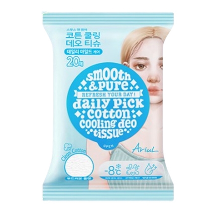 스무스앤퓨어 코튼 쿨링 데오 티슈