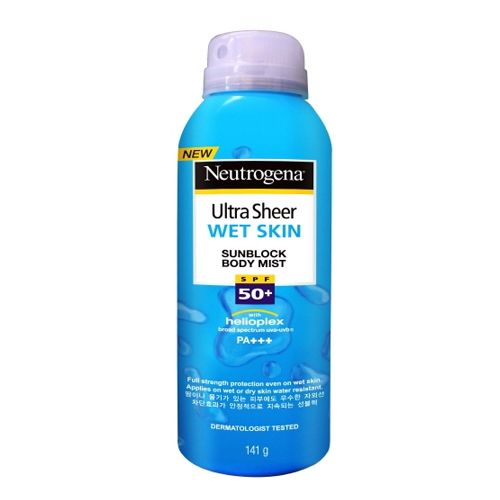 울트라 쉬어 웻스킨 선스크린 바디 미스트 [SPF50+/PA+++]