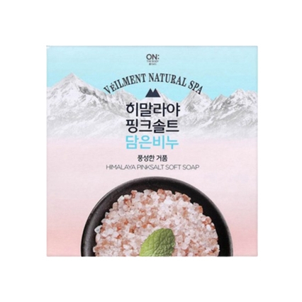 더 내추럴 스파 히말라야 핑크솔트 비누