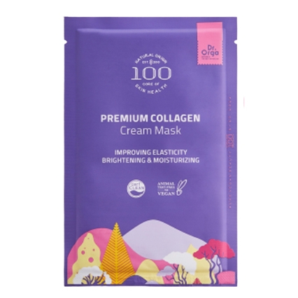 100 프리미엄 병풀 콜라겐 크림 마스크팩