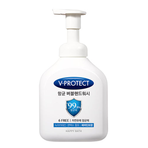 해피바스 브이 프로텍트 향균버블 핸드워시 제품 이미지