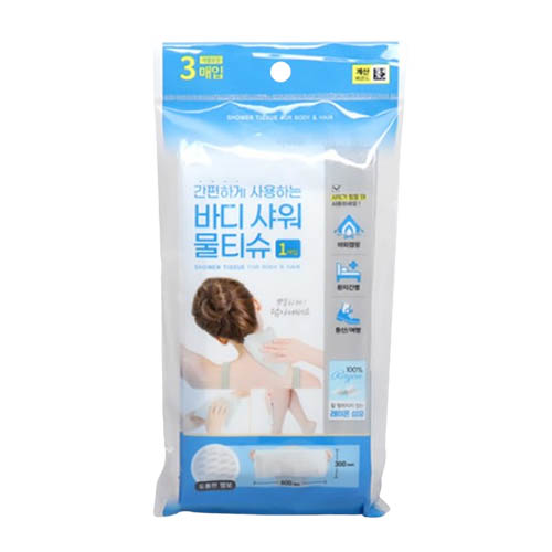 다이소 브랜드의 제품 맘에쏙 바디 샤워 티슈