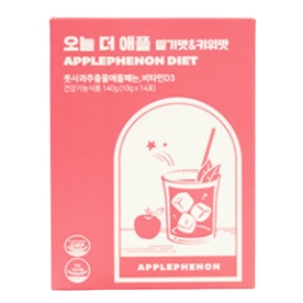 칼로비스 브랜드의 제품 오늘 더 애플 딸기맛 & 키위맛