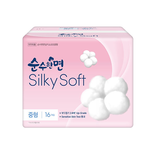 순수한면 브랜드의 제품 실키소프트 중형
