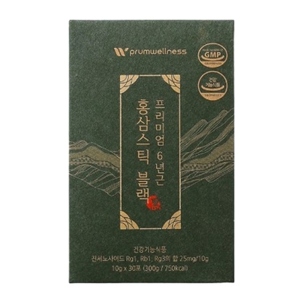 프리미엄 6년근 홍삼스틱 블랙